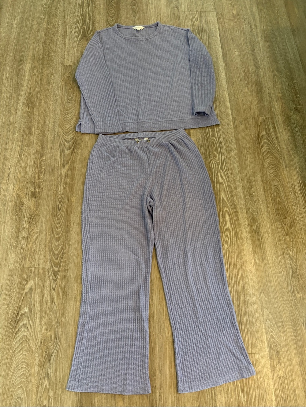 Northern Reflections lavender Waffle Knit Top and pants